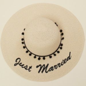 Altar’d State Just Married Sun Hat NWT